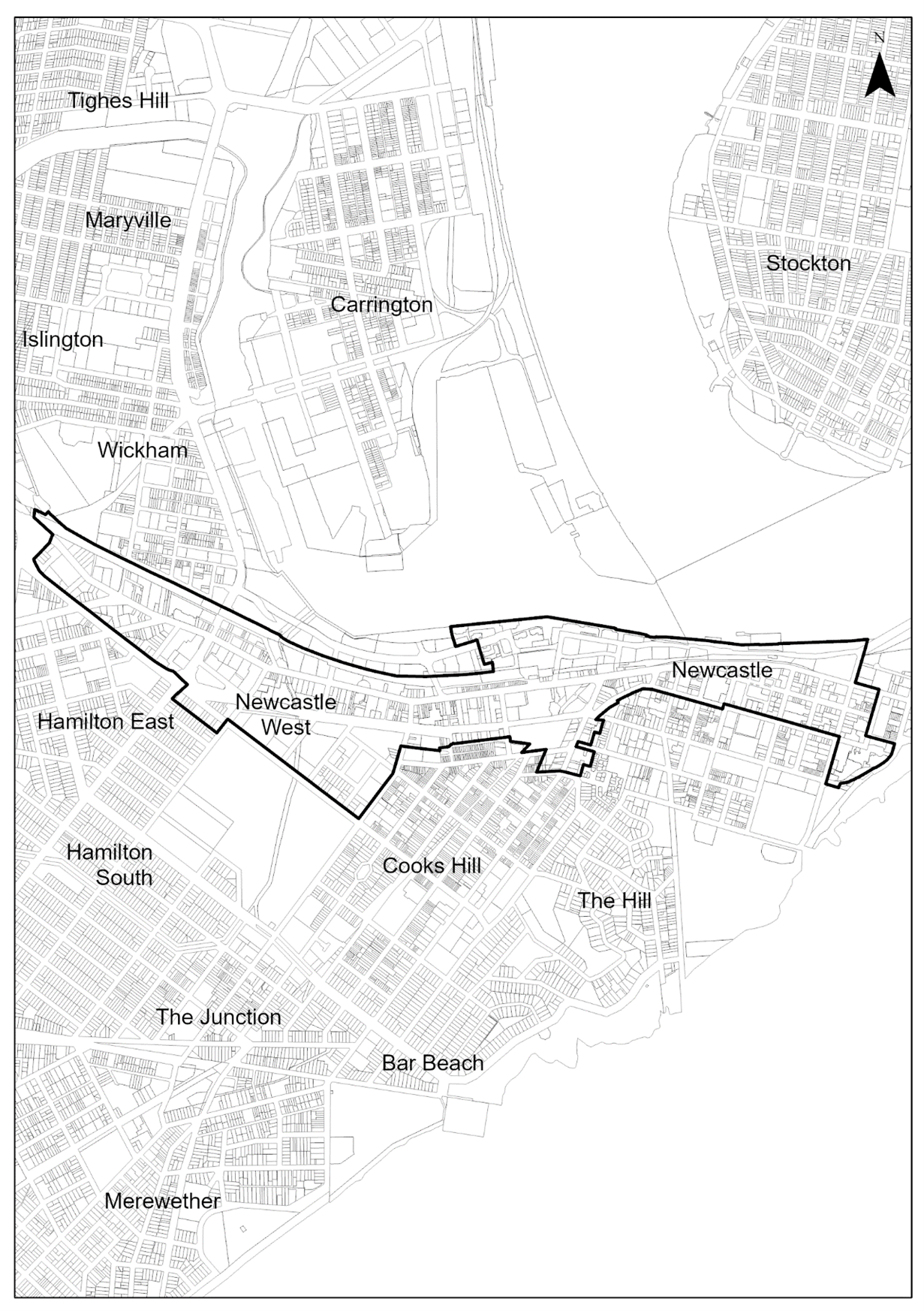 Map-E2-06-Land-application-–-Newcastle-City-Centre-Heritage-Conservation-Area